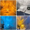 EPICK Ocean Wave Projector Night Light, 16 Colors Lamp, Romantic 3D Water Wave Effect with LED Night Light, USB Powered (Multicolor)