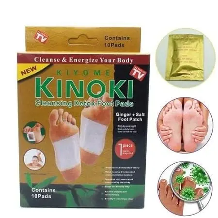 McMus Kinoki Cleansing Detox Adhesive Foot Patches (Pack of 10)