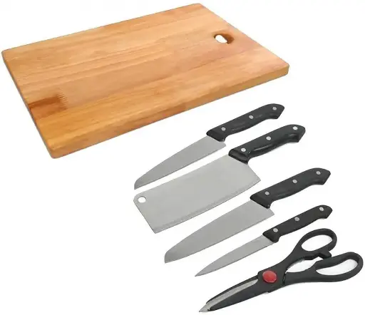WOODEN KNIFE SET